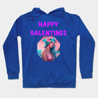 Cute Galentines day card Hoodie